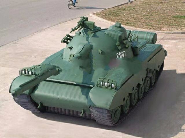 南山军用充气坦克车